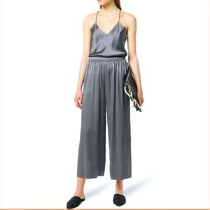 Theory Satin Culottes Pants Satin